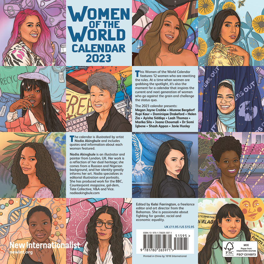 Women of the World 2023 Wall Calendar - New Internationalist