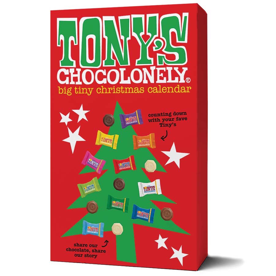 Tony's Chocolonely Countdown Advent Calendar 225g Tonys Chocolonely