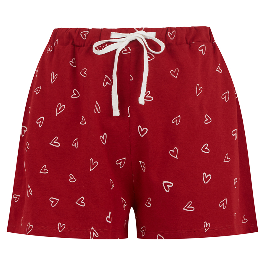 People Tree Hearts Pyjama Shorts - People Tree