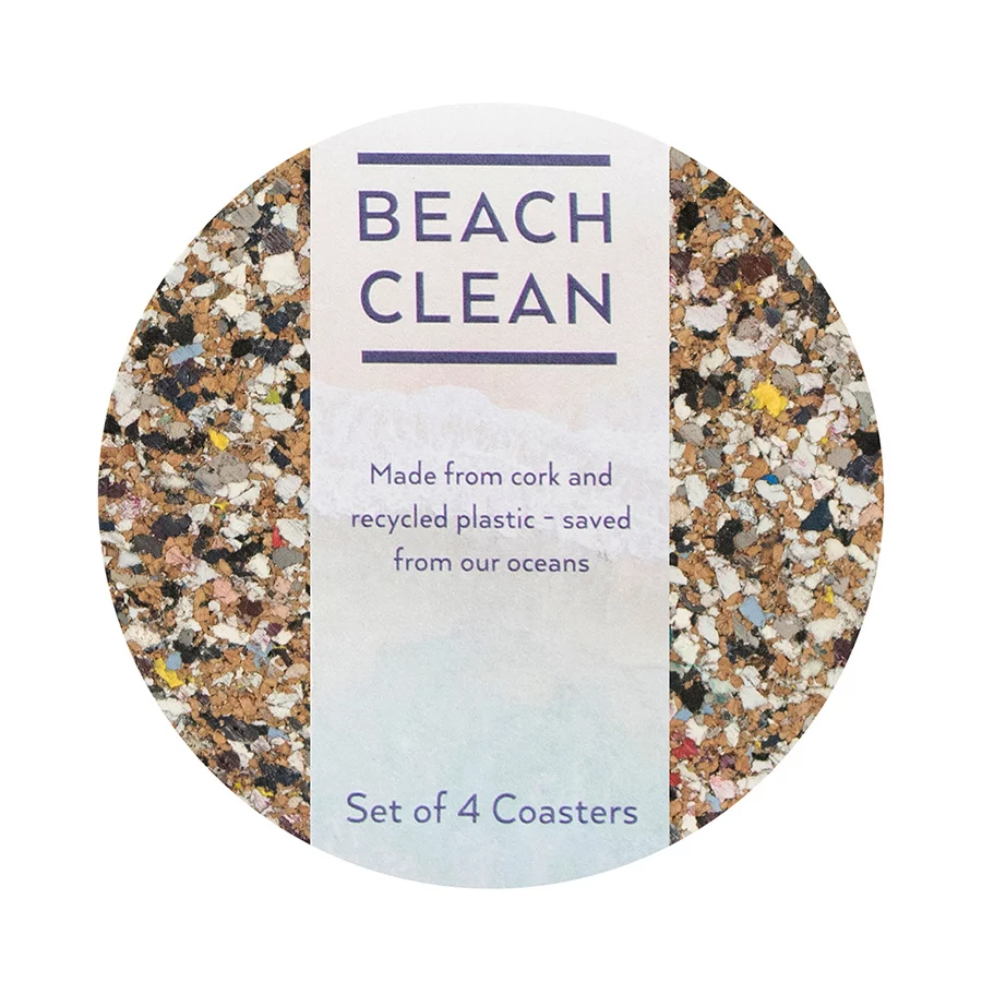 LIGA Beach Clean Round Coaster Set of 4 LIGA