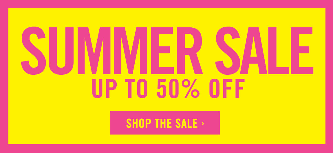 Summer Sale - Up To 50% Off*