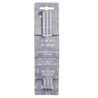VENT For Change Recycled CD Case Pencils - Dusty Blue - Set of 3 - VENT for Change