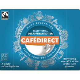 Cafedirect Everyday Decaffeinated Tea - 80 Bags