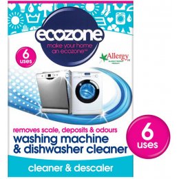 Ecozone Washing Machine & Dishwasher Cleaner - Pack of 6