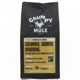 Grumpy Mule Organic Colombia Cafe Equidad Ground Coffee - 227g