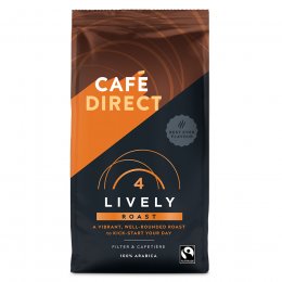 Cafedirect Lively Roast & Ground Coffee - 227g