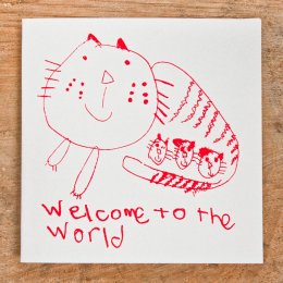 ARTHOUSE Unlimited Charity Welcome to the World Card