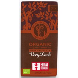 Equal Exchange 71 percent  Organic Very Dark Chocolate - 100g