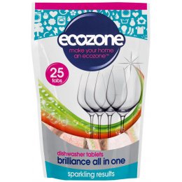 Ecozone Brilliance All in One Dishwasher Tablets - 25