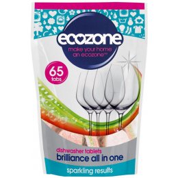 Ecozone Brilliance All in One Dishwasher Tablets - 65