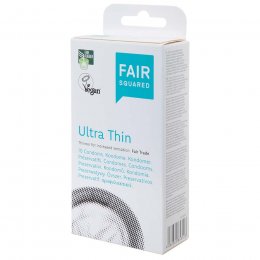 Fair Squared Vegan Condoms - Ultra Thin - Pack of 10