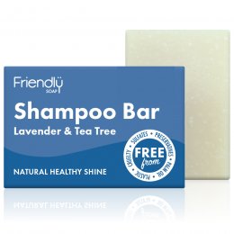 Case of 6 - Friendly Soap Natural Shampoo Bar - Lavender & Tea Tree - 95g