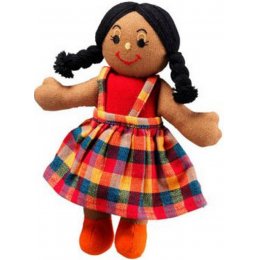Lanka Kade Girl Doll - Brown Skin & Black Hair