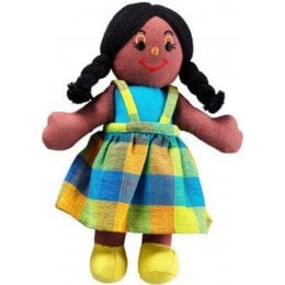 Lanka Kade Girl Doll - Black Skin & Black Hair