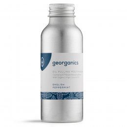 Georganics Oil Pulling Mouthwash - English Peppermint - 100ml