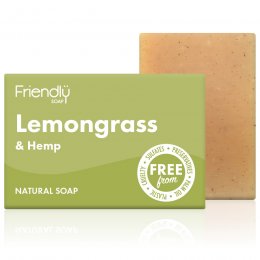 Case of 6 - Friendly Soap Lemongrass & Hemp Bath Soap - 95g