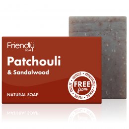 Case of 6 - Friendly Soap Patchouli & Sandalwood Bath Soap - 95g