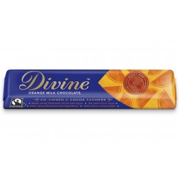 Case of 30 - Divine Orange Milk Chocolate - 35g