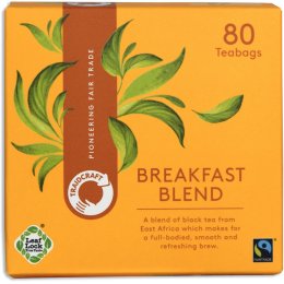 Traidcraft Fair Trade Breakfast Blend Tea - 80 Teabags