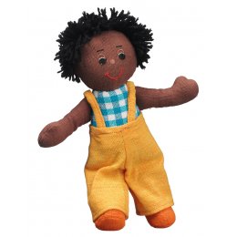 Lanka Kade Boy Doll - Black Skin Black Hair