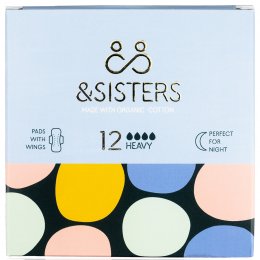 &SISTERS Pads with Wings - Heavy - Pack of 12