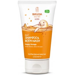 Weleda Kids 2 in1 Happy Orange Shampoo & Body Wash - 150ml