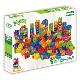 BiOBUDDi Learning to Create Eco Blocks - 100 Pieces