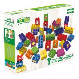 BiOBUDDi Learning to Build Eco Blocks - 40 Pieces