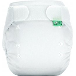 Tots Bots Easyfit Star All-in-One Reusable Nappy - White