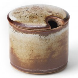 Handmade Ceramic Sugar Pot - White