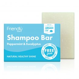 Case of 6 - Friendly Soap Peppermint & Eucalyptus Shampoo Bar - 95g