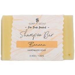Fair Trade Solid Shampoo Bar - Banana - 100g