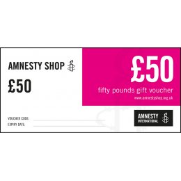 Amnesty International Gift Voucher - £50