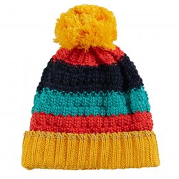 Frugi Abisko Bobble Hat - Rainbow Stripe