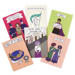 Suffragette Sisterhood card pack of 6