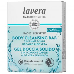 Lavera Basis Hydro Feeling 2 in 1 Body Cleansing Bar - 50g
