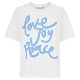People Tree Love Joy Peace Print Tee