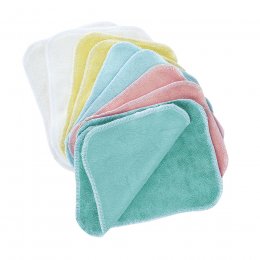 Tots Bots Reusable Wipes - Natures Rainbow - Pack of 10