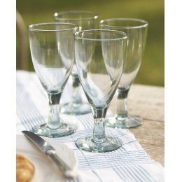 Recycled Large Wine Glasses - Set of 4