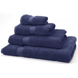 Organic Cotton Guest Towel - Navy