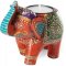 Handpainted Indian Elephant Tealight Holder