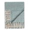 Diamond Cotton Handloom Throw - Bermuda Blue