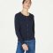 Thought Pollie Button Front Cardigan - Navy