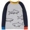 Frugi Sharks James Applique T-Shirt