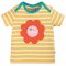 Frugi Stripe Flower Bobster Interactive T-shirt