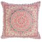 Mandala Cushion Cover with Pom Poms - 60cm x 60cm