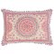 Mandala Cushion Cover with Pom Poms - 35cm x 50cm