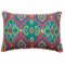Embroidered Indian Design Cushion Cover - Teal
