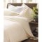 Organic Cotton Double Fitted Sheet - White